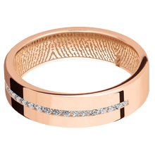 10K Rose Gold + Polish Finish