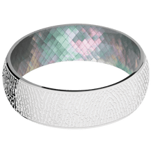 Stainless Steel + Polish Finish + Black Mother of Pearl