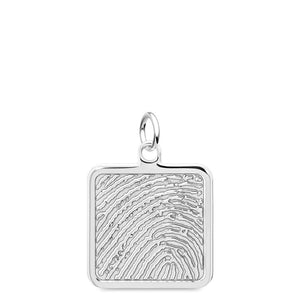 Sterling Silver Square Charm – LegacyTouch