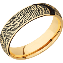 14K Yellow Gold + Polish Finish