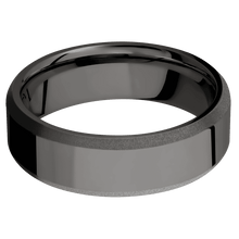 Tantalum Noir + Polish , Sand Finish