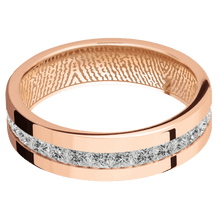 14K Rose Gold + Polish Finish