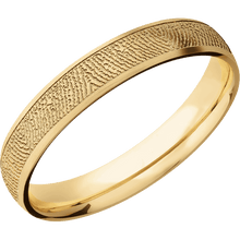 10K Yellow Gold + Satin Finish