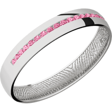 18K White Gold + Polish Finish