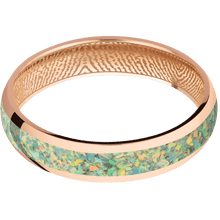 14K Rose Gold + Polish Finish