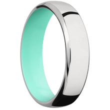 Stainless Steel + Polish , Polish Finish + Robins Egg Blue