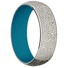 Palladium Silver + Polish Finish + Sea Blue