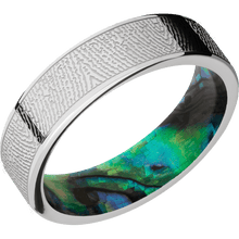 Stainless Steel + Polish Finish + Abalone