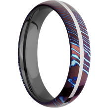 Titanium Damascus + Polish Finish + Zirconium