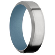 Titanium + Machine , Satin Finish + Polar Blue