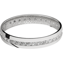Palladium Silver + Polish Finish