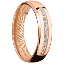 10K Rose Gold + Polish , Polish Finish
