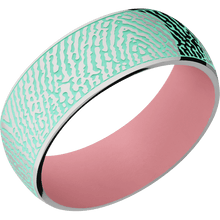 Titanium + Polish Finish + Bazooka Pink