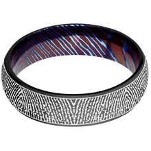 Zirconium + Bead Finish + Titanium Damascus