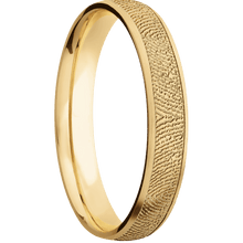 10K Yellow Gold + Satin Finish