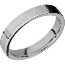Platinum Fingerprint Ring