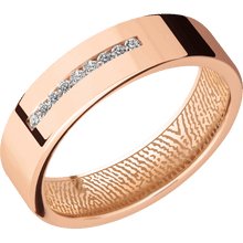 10K Rose Gold + Polish Finish