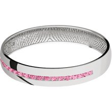 18K White Gold + Polish Finish