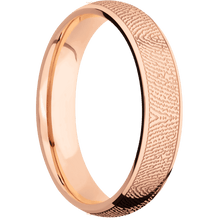 14K Rose Gold + Polish Finish