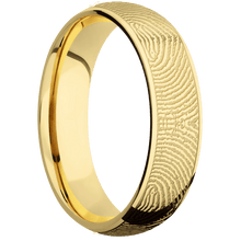 14K Yellow Gold + Polish Finish