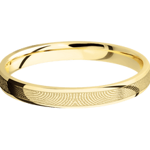 14K Yellow Gold + Polish Finish
