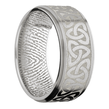 Palladium Silver + Stone , Satin Finish