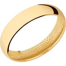 14K Yellow Gold + Polish Finish