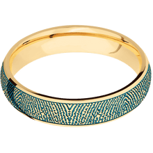 14K Yellow Gold + Polish Finish