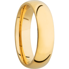 14K Yellow Gold + Polish Finish