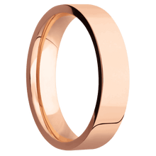 10K Rose Gold + Polish Finish