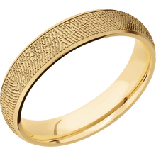 10K Yellow Gold + Satin Finish