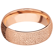 14K Rose Gold + Polish Finish