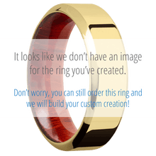 22K Yellow Gold + Polish Finish + Padauk