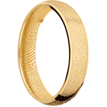 14K Yellow Gold + Polish Finish