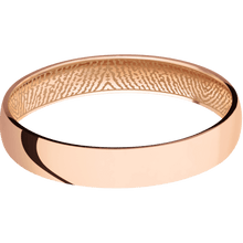 10K Rose Gold + Polish Finish