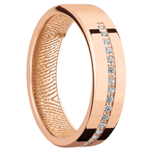 14K Rose Gold + Polish Finish