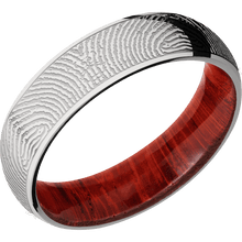 Palladium Silver + Polish Finish + Padauk