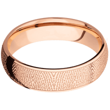 14K Rose Gold + Polish Finish