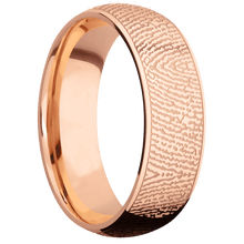 14K Rose Gold + Polish Finish