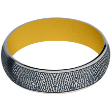 Stainless Steel + Satin Finish + Metallic Yellow