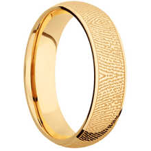 18K Yellow Gold + Polish Finish