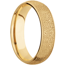 10K Yellow Gold + Bead Finish