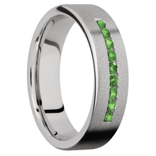 10K White Gold + Sand Finish