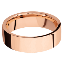 14K Rose Gold + Polish Finish