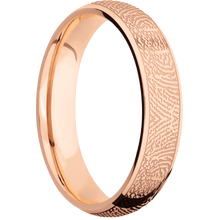 14K Rose Gold + Polish Finish