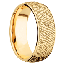 14K Yellow Gold + Polish Finish