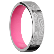 Titanium + Polish Finish + Bright Pink