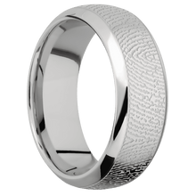 Palladium Silver + Bead , Polish Finish