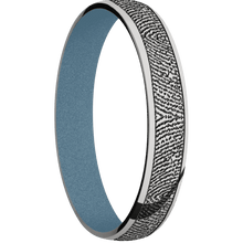 Titanium + Polish Finish + Polar Blue