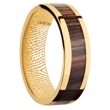 14K Yellow Gold + Polish Finish